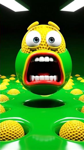 When the Hole Fights Back! Surreal 3D Trypophobia Scream #animation #surreal #shorts