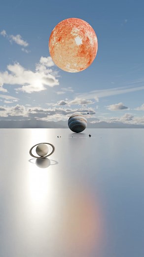 planet dropping | Solar System Planet Size Comparison 3D #animation #planet #starcomparison