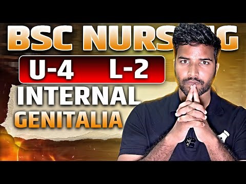 Internal Genital Organs || L-2 || Female Reproductive System||Anatomy and Physiology || Bsc Nursing