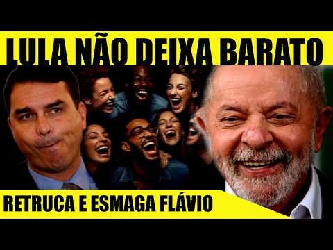 LULA RESPONDS TO FLÁVIO BOLSONARO LIVE AND CRUSHES HIM TO THE SOUND OF LAUGHTER FROM THOSE PRESEN...