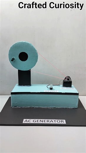 Physics Project for class 12 | ElectricGenerator working model | How to makeElectric Generator