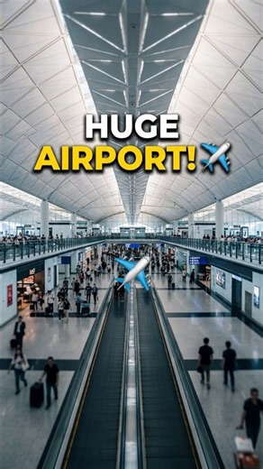 Walking the longest terminal in Hong Kong ✈️ #hongkong #airport #walkingtour
