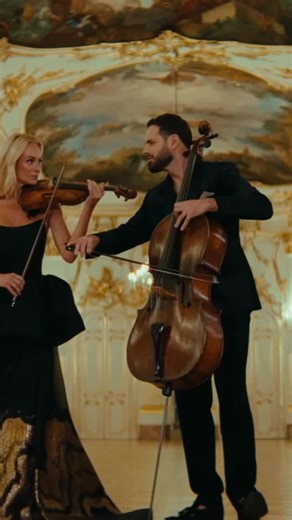 Sony Music Masterworks on Instagram: "@hausercello and @carolinetheviolinist “Mi Mancherai” (from Il Postino) 🖤 the new video from HAUSER’s album CINEMA 🎞️"