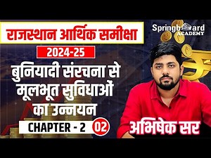 2. Rajasthan Economic Survey 2024-2025 | Chapter-2 | Abhishek Sir | Springboard Economic Survey