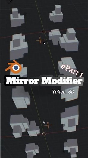 Part 1: Learn how the Mirror Modifier works in Blender. Part 2 will show you advanced tips! #blender