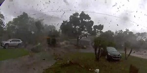 Caught on Camera: Ring Doorbell camera captures tornado in downtown Sarasota