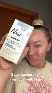 Nair Sensitive Wax Strips are so easy to use! Skip the salon and just peel, rub and pull for smooth skin at home 💙 Shop now at @Ulta Beauty | Nair