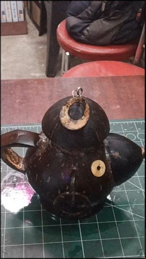 Coconut Shell Tea Pot 🍯//Coconut Shell Craft Ideas #shortsfeed#diy #skcreativeideas#diycraftideas