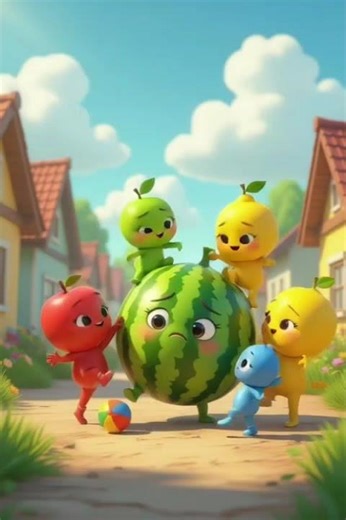 Melony’s Lost Smile | Heartwarming Cute Fruit Story | #shorts #fruitshorts #fruitstory #3danimation