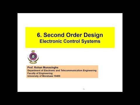 Lec 7 Second Order System