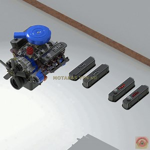 VALVE COVER EDELBROCK for Ford 289w/302w/351w series engines