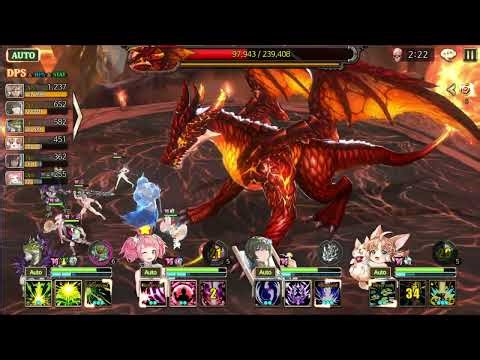 [King's Raid] Dragon Raid - Fire Dragon Temeraire T8 Stage 4