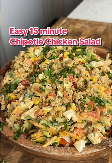 Easy 15-Minute Chipotle Ranch Chicken Salad Recipe