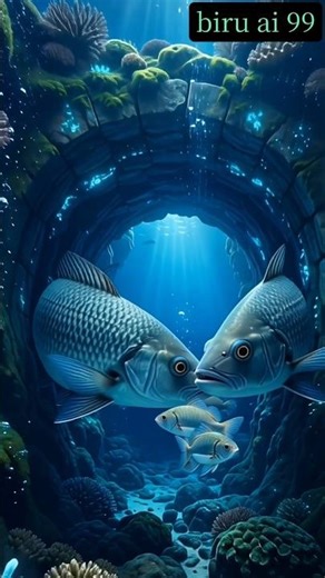 🌊 "The brave fish protects the marine world!" 🐠 #ai #fish #biruai99