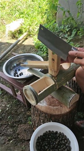 Motorcycle power + simple pulley = a new tool for rural construction