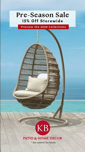 Naples-Ft Myers’ Finest Outdoor Furniture. Pre-Season Sale @ KB Patio & Home Decor #short