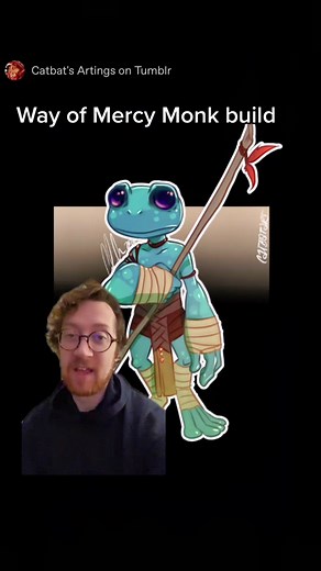 Way of Mercy Monk Build for DND | Grung Player Character