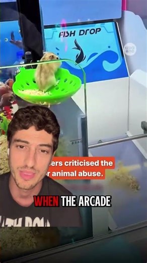 😱 An arcade in China is catching heat after live animals were being used as claw machine prizes