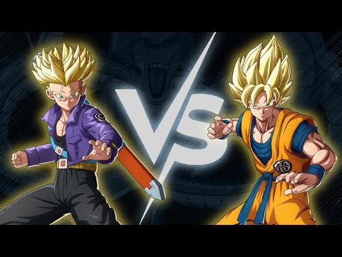 SS Trunks (Sword) vs SS Goku (Mid) - Dragon Ball: Sparking! Zero