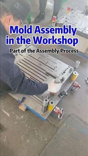 Stamping Mold Assembly in the Workshop | Part of the Mold Assembly Process #stampingmold #stamping