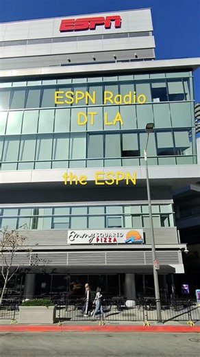 #espn Radio located next to #cryptoarena in #downtownla #losangeles
