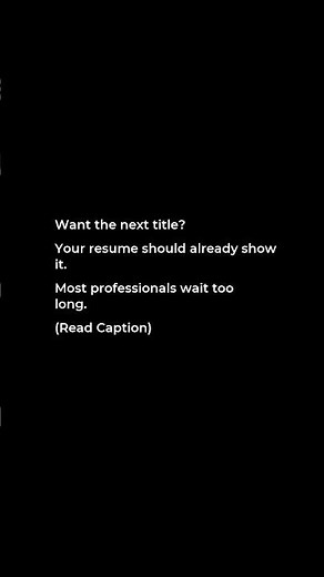 Resume Strategies For Promotion And Leadership Roles