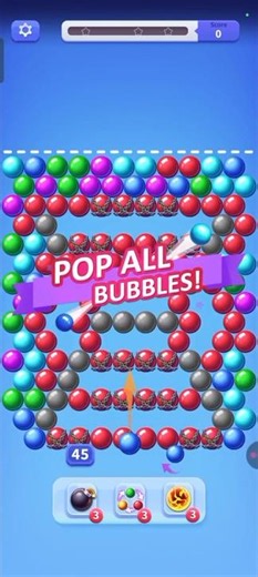 bubble shooter गेम खेलने वाला | bubble shooter game khelne wala | #bubbleshooter #bandukwalagame