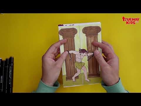 Easy Samson Bible craft for kids