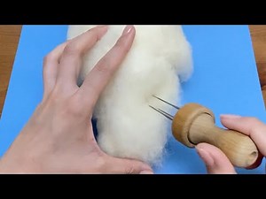 【羊毛フェルト ラグビーボール】Vol.3：芯を作る