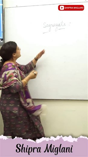 Shipra Miglani | IELTS | PTE | ENGLISH on Instagram: "Congregate and segregate meaning | Translation in Hindi English | Spoken English | Competitive Exams"