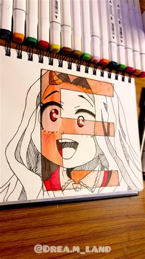 Drawing Eri ✨Letter -E || stained art|| my hero academia || #art #drawing #anime