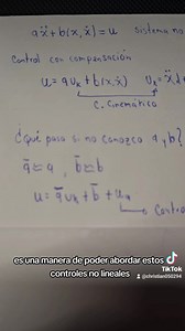 10K views · 410 reactions | "Introducción" al Control no Lineal | Sistemas Dinámicos y Control | Facebook