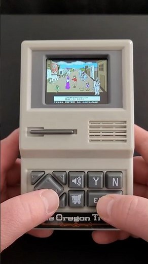 The Oregon Trail Handheld Game by Basic Fun! #classicgames #retro #asmrtoys