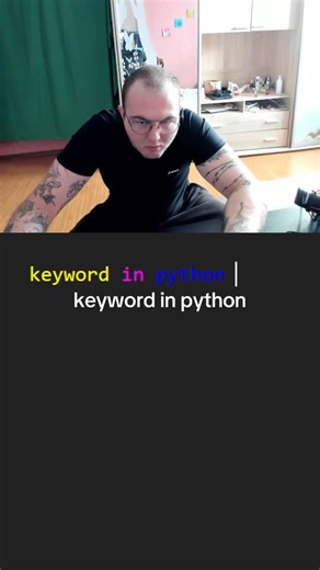 keyword in python