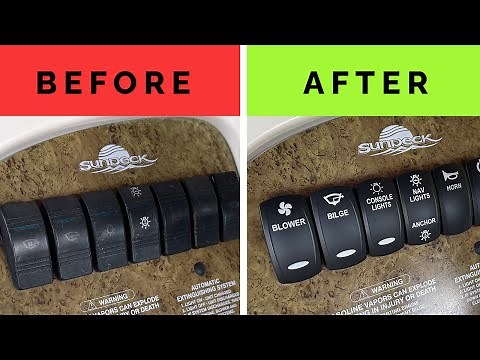 How to replace rocker switch covers