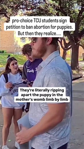 So, apparently puppies are more important than human babies. | David Ruff