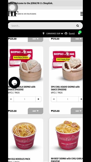 Siomai King available all over in the philippines