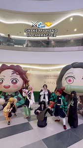 Shake my hand in character: Demon Slayer edition ⚔️🌊✨ Demon Slayer: Kimetsu no Yaiba Total Concentration Exhibition is finally OPEN here at the #CityOfFirsts! Get your tickets now: https://bit.ly/DemonSlayerExhibition. 📍Level 3, Gateway Mall 2 🗓️ AUGUST 3 - OCTOBER 27, 2024 #AranetaAt70 #CityOfFirsts #AranetaCity #GatewayMall2 #DiscoverTheNewGateway #DemonSlayer #鬼滅の刃 #Anime | Araneta City