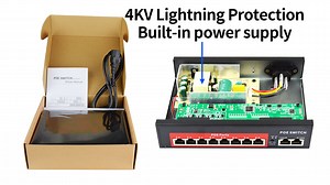 Watch Advantages and usage of STEAMEMO POE switch on Amazon Live