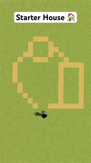 Easy Minecraft Starter Castle tutorial 🏰 #shorts