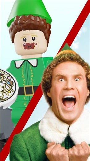 Making Buddy the Elf in Lego! #lego #legosets #elf #willferrell #minifigures #christmas #santa