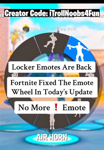 Fortnite Emote Wheel Fixed: What's Your Favorite?