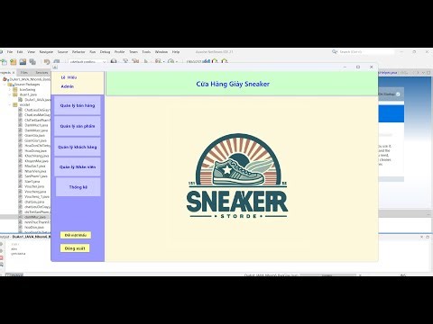 Code đồ án chia sẻ miễn phí | Project java swing | Quản lý cửa hàng giày dép | làm báo cáo môn học