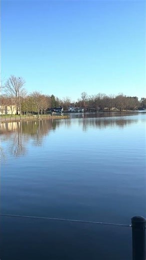 Still Water at Sunset | Lake Tansi, Tennessee 🌅 #LakeTennessee #NatureShort #SunsetVibes