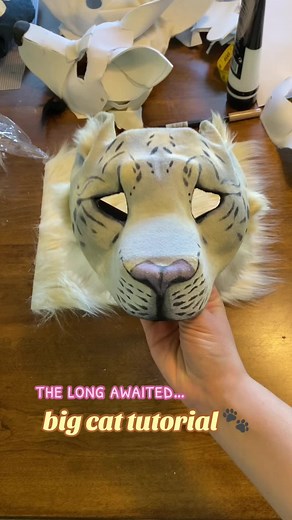 Big Cat Mask Tutorial: Therian Mask Making