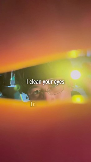 Relaxing ASMR Eye Cleaning Experience