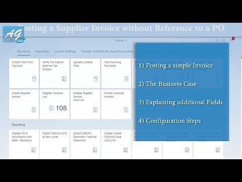 SAP S4HANA: نشر فاتورة المورد المالي في SAP FIORI