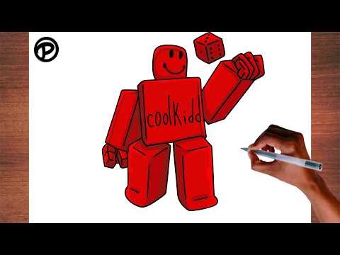 How to Draw COOLKIDD (April Fools Forsaken) | Roblox Blocky Art Style