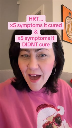 🧐 HRT - x5 menopause symptoms it’s cured AND x5 it didn’t! #menopause #perimenopause #menopausetips #menopauseawareness #hrt | Jen's Menopause Tips & Hacks