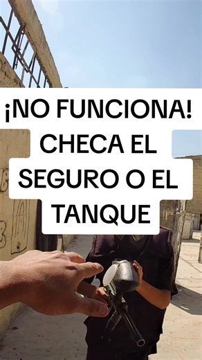 ¡No Funciona! Checa el Seguro o el Tanque en Gotcha